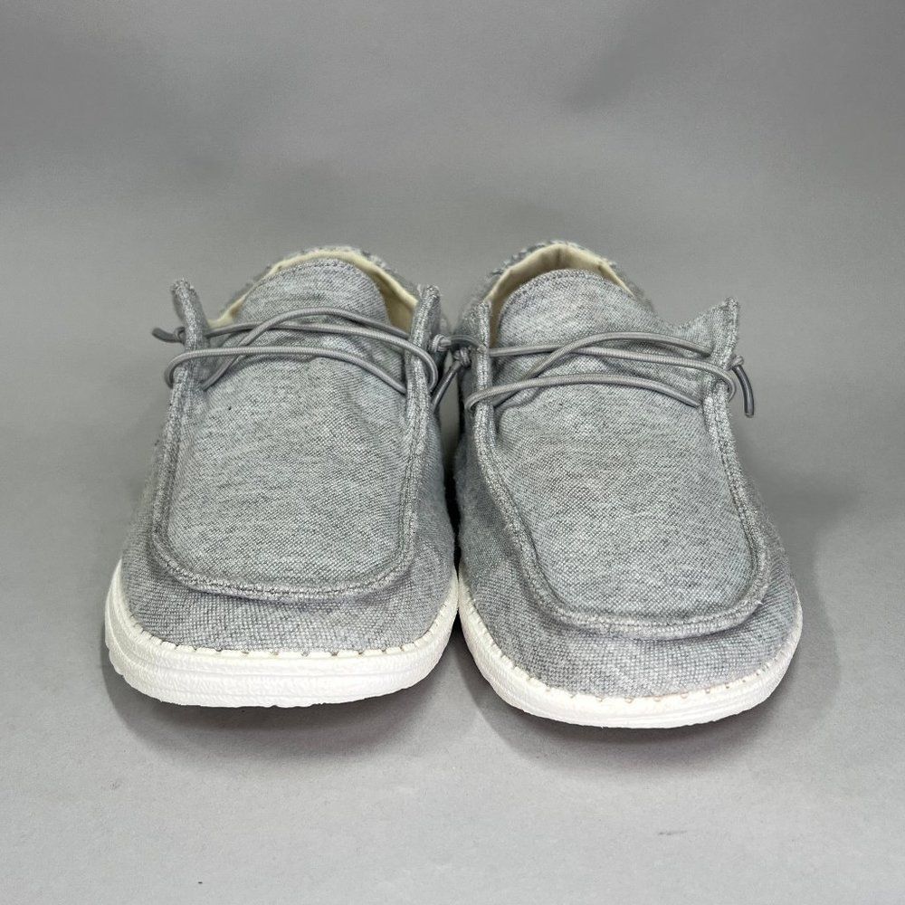 Hey Dude Wendy Stretch Shoes Women's Size 9 Fleece Glacier Gray Slip On Sneakers - Picture 2 of 10